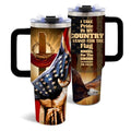 DUUV American Flag Cross Eagle Tumbler 40oz, Insulated 4th of July Cup Gift | Patriotic Tumbler Leakproof, Christian Gift for Dad Independence Day, Fathers Day Ideal Gifts for Man Anniversary, 1 Pack - color: Pride Flag
