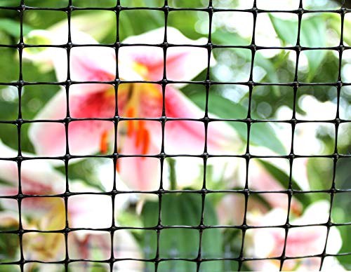 Tenax Multipurpose Net - Plastic Netting, Black Deck Netting - 2' x 50' - Plastic - size: 2' x 50'