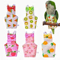 5 Pcs Bird Diapers Bird Harness Flight Suits Diapers Reusable Parrot Nappy with Waterproof Inner Layer Washable Cute Urine Wet Suit for Cockatiel Budgie Conure Macaw Parakeet Lovebird,L - size: L