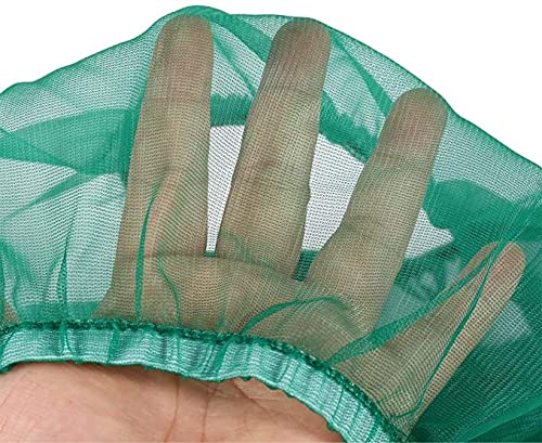 Bird Cage Seed Catcher (2 Pack), Airy Gauze Bird Cage Cover Seeds Guard Dust-Proof Universal Birdcage Accessories Mesh Net Cover (Blue + Green, XL) - color: Blue + Green, size: X-Large