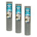 YARDGARD 308224B Hardware Cloth, 2-Feet by 25-Feet, Silver (Pack of 3) - size: 24" Inched by 25 Feet (Pack of 3)