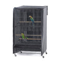PONY DANCE Pets Product Universal Birdcage Cover Blackout & Breathable Birdcage Cover for Pets' Good Night, Large, Grey, 35 L x 25 W x 47 in H - color: Gray, size: 35.0"L x 25.0"W x 47.0"H