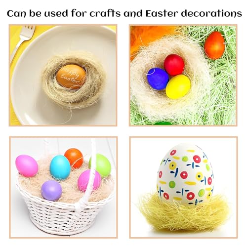kathson Bird Nesting Materials Coconut Fiber Bird Nest Bedding Material Warm and Breathable Linen Silk for Bird Small Animals (6 Pack)