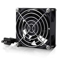 Wathai 80mm EC Axial Fan AC 110V 120V Brushless Cooling Fan 80mm x 25mm | Dual Ball, 80V - 240V Universal voltage, 30% Less Power vs Traditional AC Fan, small exhaust fan - style: 80x25mm