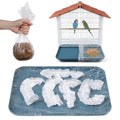Disposable Bird Cage Liners, 50Pcs Elastic Plastic Birds Cage Tray Liners, Waterproof Birds Cages Tray Liner, Universal Birdcage Liner Bags for Parakeets, Parrots, Bird Cages Accessories(13.7" x 9.8")