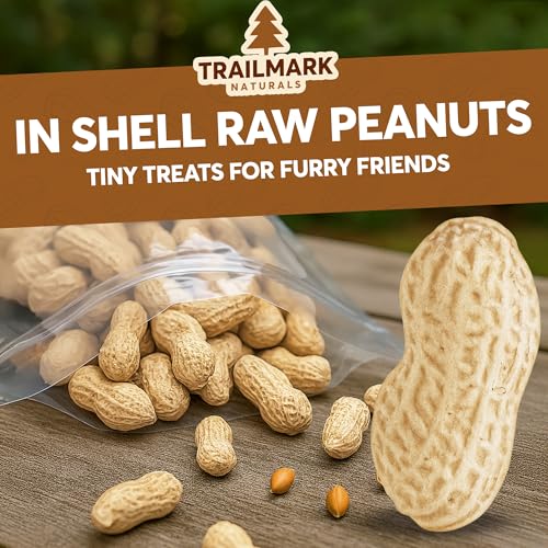 2 Pack of 5 Lb Bags (10 Pounds Total) - Raw Peanuts for Squirrels, Raw in Shell Peanuts for Birds and Wildlife- Squirrel Food, Wild Bird Seed - Grown in The USA