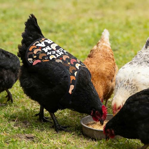 Chicken Saddle for Hens Chicken Mom Gifts in My Chicken Mom Era Funny Hen Back Protector Saddles for Chickens Mating (Chicken Mom CSbl)