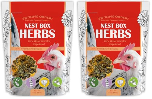 Nest Box Herbs for Chicken Coop Nesting Boxes - 6 oz (Pack of 2) - size: 6 oz (Pack of 2)
