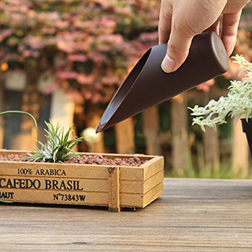 5PCS Bonsai Soil Scoops, Plastic,Potting Scoopers, Bucket Shovel, 5-Color | Garden Soil Scoops, Colorful Small Gardening Tools, Suitable for Flower Planting, Bonsai, Potting, Cultivation, Weeding