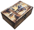 RK Collections Elephant Jewelry Trinket Keepsake Box. Animal Home Decor, Gifts for Horse Lovers Case/Holder. (6.5" Elephant) - style: Elephant