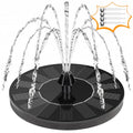 Mademax 1W Solar Bird Bath Fountain Pump, Solar Fountain, Free Standing Floating Solar Powered Water Fountain Pump for Bird Bath, Garden, Pond, Pool, Outdoor