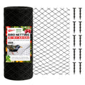 ATICCA Heavy Duty Bird Netting for Garden Protection & Fruit Trees, 15x15 Ft with 10 Stakes – Black Anti-Bird Net for Poultry, Deer, & Squirrel Protection, Durable Mesh for Garden and Yard Use - size: 15x15 Bird Netting