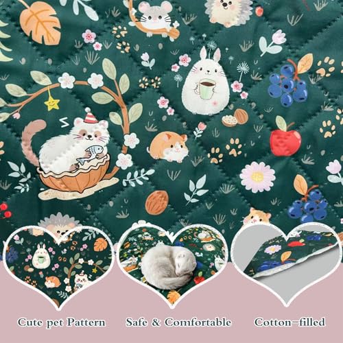 Ferret Cage Liner for Ferret Nation & Critter Nation Cage | Washable Bedding, Leakproof Cage Accessories for Ferrets, Chinchillas, Rats & Other Small Animals( Single Unit combo) - size: Single Unit combo