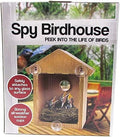 Spy House See Through Two Way Mirrored Bird House - Suction Cup Window Mounted Bird Nesting Box