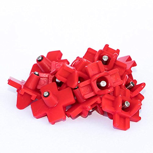 Horizontal Side Mount Chicken Watering Nipples | Easy Install No Leak Automatic Water Feeder for Poultry - 10 Pack