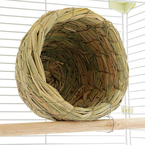 Small Bird Cage with Stand, 18.5 Inch, White Birdcage, 30.3"H, Iron,Plastic | Birdcage for small birds like parakeets. Features a spacious double-tier design and a removable tray for easy cleaning.