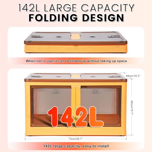 142L Chicken Brooder Box for Chicks Kit with Heater Chicks Warmer Brooder Plate Ducks Tent Pen Thermometer for 30 Ducks Bedding Indoor Quail Brooder (142L) - size: 142L