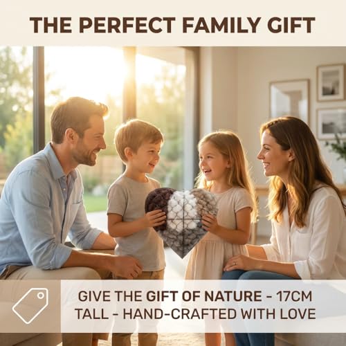 Handmade Fiber Bird Nesting Heart,Birds Nests Material Holder,Refillable Bird Haven Heart-Shaped Hummingbird Nest with Nesting Material,Winter Tree Shelter for Wild Bird,Gift for Hummingbird Lover,1PC