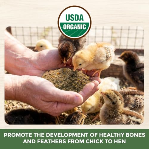 New Country Organics | Starter Feed for Baby Chicks | Soy-Free | 21% Protein | Certified Organic and Non-GMO | 25 lbs - size: 25 Pound (Pack of 1)
