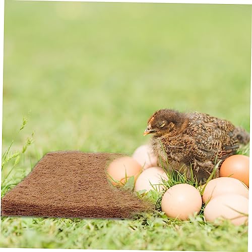 MERRYHAPY Egg Incubation Pad Coconut Fiber Strainer Pet Hatching Mat Coir Mats for Comfort and Health