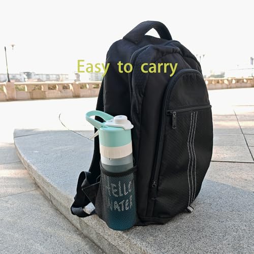 Misting Water Bottle, 2 in 1 22 OZ Large Capacity,Wide Mouth Leak Proof,Workout Water Bottle,Used for Mountaineering,Gym,Cycling,and Sports Activities (blue)