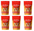 Mr. Bird Flaming Hot Feast Spicy Wild Bird Seed, 6-Pack, 2lb Resealable Bag | Spicy Bird Seed for Outside Feeders | Premium Blend of Mealworms, Peanuts, Hot Pepper | Keeps Squirrels Away | Loose Seed Bag - size: 2 Pound (Pack of 6)