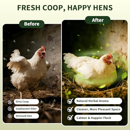 BGraceyy Chicken Nesting Herbs 32 oz – 11 Natural Dried Herb Blend with Marigold for Chicken Coop & Roost Refresh, Nesting Box & Dust Bath, Supports Natural Nesting Behavior - size: 32 ounce