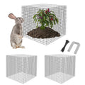 UNIFAMILY 8Pcs Plant Protectors from Animals, 2 Pack Metal Wire Plant Cage, Garden Protector Cage from Deer, Mesh Garden Protector from Rabbits, Chicken Wire Plant Covers from Animals - size: 8 Pcs Plant Protectors