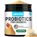 Probiotics for Chickens & Poultry – Digestive & Gut Health Support with Prebiotics & Brewer's Yeast, Chicken Vitamins and Supplements (30 Scoops/Up to 300 Servings)