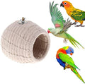 Litewoo Bird Breeding Nest Warm Rope Bed House for Small Medium Bird Parrot Parakeet Conure Cockatiel Canary Finch Lovebird Budgie (C: Cotton Rope) - color: C - Cotton Rope