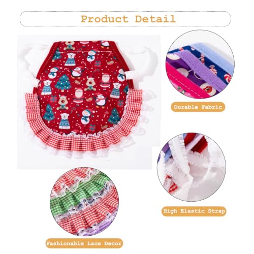 7PCS Chicken Saddle for Hens, Waterproof Printed Hen Saddle Aprons with Elastic Straps Chicken Apron Clothes for Poultry Protector Wing Back Feather Fixer Supplies (Fits Large Medium Size) - color: CHICKEN CLOTHES-7PCS-2