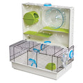 MidWest Homes for Pets Hamster Cage | Awesome Arcade Hamster Home (White) | 18.11 x 11.61 x 21.26 Inch