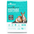 Paw Inspired Disposable Cage Liners, 36x18 Inch (Wabbitat 37), 16 ct | Bamboo Charcoal Odor Controlling, Super Absorbent Pads For Guinea Pigs, Ferrets, Rabbits, Hamsters, Small Animals - size: 36x18" (Wabbitat 37") - 16 ct