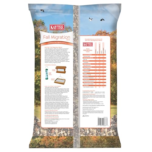 Kaytee Wild Bird Food, Fall Migration Seed Blend, 8 lb - style: Fall Migration