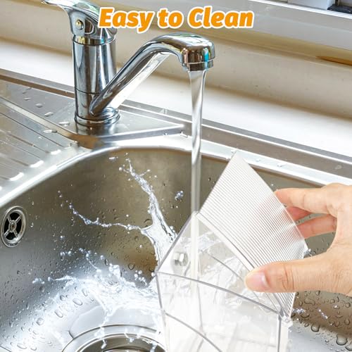 BNOSDM No Mess Bird Feeder Water Dispenser Set Automatic Parrot Feeder Drinker Transparent Food Container 3 Pcs Parakeet Cage Accessories for Cockatiel, Budgies, Conure, Lovebird, Finch (Transparent) - color: Transparent + 2 Pcs Bird Water Dispenser Set