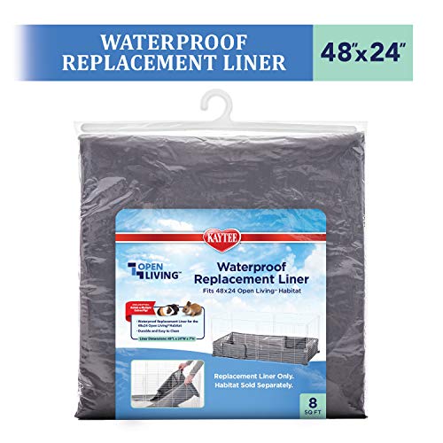 Kaytee Open Living Pet Guinea Pig or Rabbit Habitat Replacement Liner 48" x 24" - size: 48.0"L x 24.0"W x 0.1"H