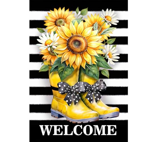Briarwood Lane April Showers House Flag - color: April Showers