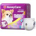 HONEY CARE All-Absorb Disposable Female Dog Diapers Extra Small Size, Improved, 50 Count, Super Absorbent, Breathable, Wetness Indicator (Pack of 1, 50 Count Total) - size: X-SMALL(Pack of 1)