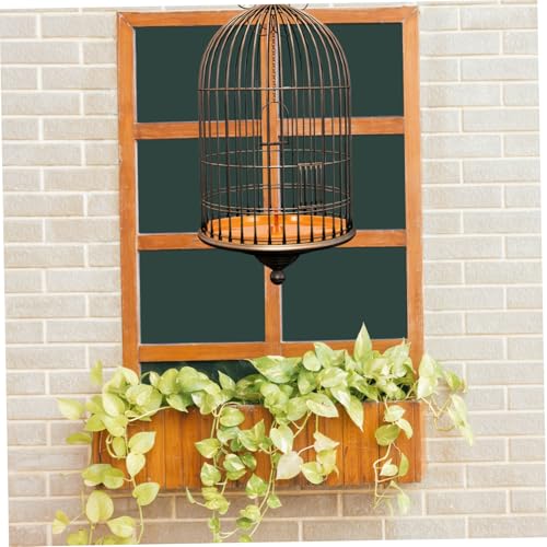 Toyvian Bird Cage Bottom Tray Waterproof Plastic Poop Tray for Birds Parrot Cage Accessories Replacement Litter Holder Compatible Birdcages - color: Light Brown