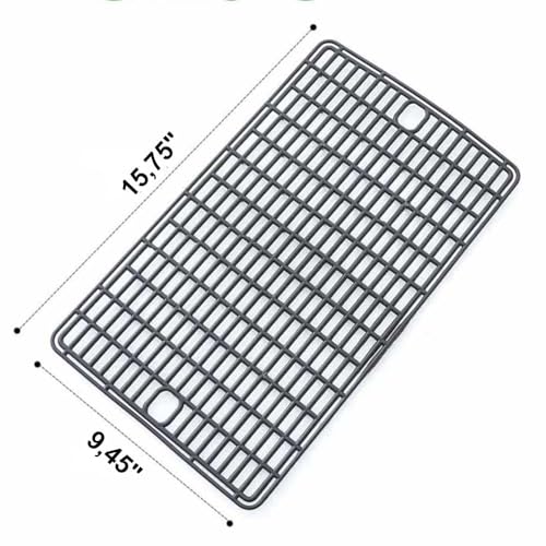 Plastic Mesh Tray for Dogs & Cats (2 Pack) – Anti-Leak Crate Floor Grid, Cage Liner for Travel Carriers, Breathable Hygienic Base, Cut-to-Size PP Plastic (Small Size 15.7x9.4 in) (2)