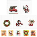 Self-Sealing Christmas Cellophane Cookie Bags - 4x4 Inch 100 PCS Plastic Self-Adhesive Xmas Santa Goodie Candy Treat Gifts Bags Bulk Pouches for Holiday Winter Party Favors Gift Wrapping, 5 Style - color: Christmas 100pcs