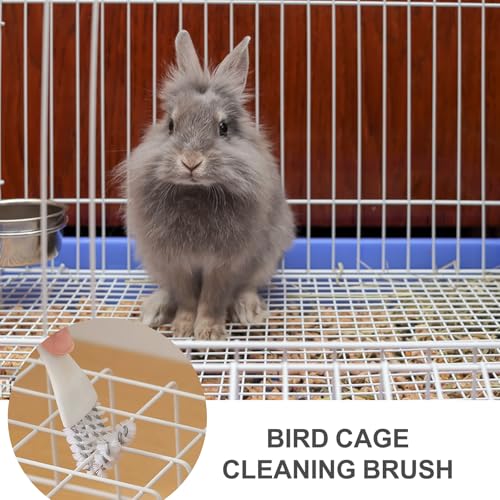 50 Pcs Disposable Cage Liners, 29x19 inches Plastic Leak-Proof with Cage Cleaning Brush, for Parrots, Rabbits, Guinea Pigs - size: 29x19 inches
