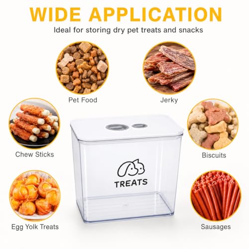 4Qt Pet Food Storage Containers, Airtight Dog Food Storage Container with Chronograph Wheel Design, Dog Treat Container with Suitable for Pet,Bird Seeds,Dog & Cat Treats(White) - color: 1pack