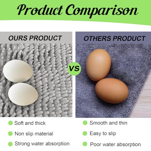 8 pcs Soft Chicken Nesting Pads for Laying Eggs Chenille Velvet Nesting Pads for Chicken Coop Warm Nesting Box Pads 12 x 20 inches