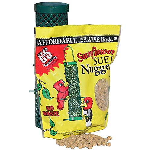 C&S Sunflower Suet Nuggets 27 Ounces, 6 Pack - style: Sunflower