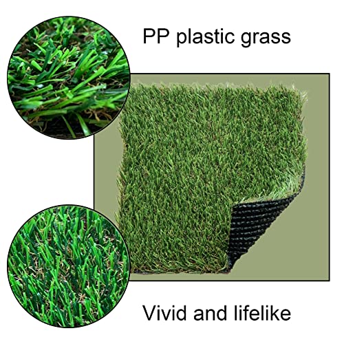 Chickens Nesting Box Pads 6 Pcs Washable Fake Turf Mats Grass Carpet Reusable Hens Nest Boxes Pad Chicken Coop Bedding for Laying Eggs (12 x 12 x 0.78 Inches) - color: 【Green】