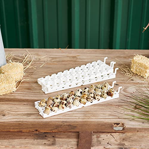 Farm Innovators 3400 Quail Rail Fits 360 Small Eggs, Replaces Standard Chicken, Goose, & Duck Trays in Model 3200 Automatic Egg Turner (18 Pack)