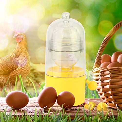 Egg Scrambler Shaker, Whisk Hand Powered Golden Egg Maker Eggs Yolk White Mixer Kitchen Gadgets for Mixing Egg