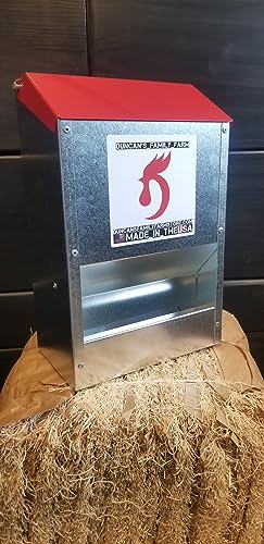 DUNCAN'S FAMILY FARM STORE Duncans Poultry 12 LB Mini Space Saver Wall Feeder