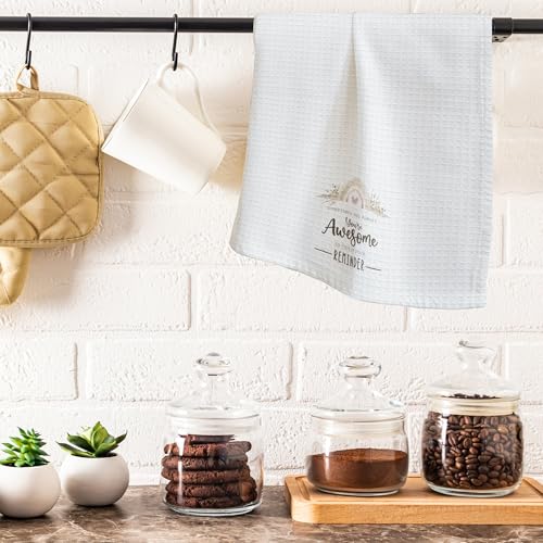 Kitchen Towels - Sometimes You Forget You're Awesome So This Is Your Reminder - 16 x 24 Inches Kitchen Hand Dish Towels - Decorative Absorbent Fast Drying Dishcloth - Gift For Friends Family - A38 - color: You're Awesome